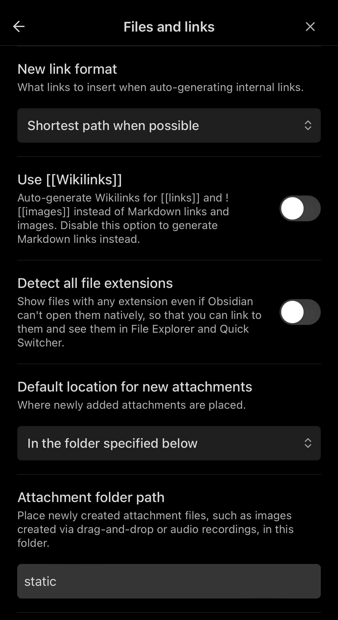 file links