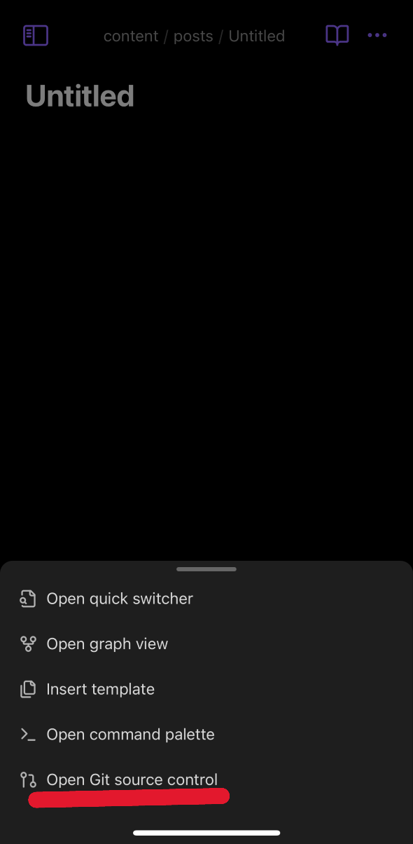 open git
